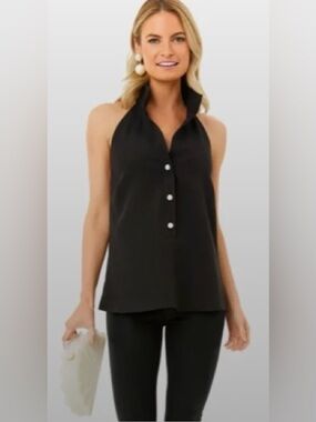 NWT Tuckernuck Black Jagger Halter Top